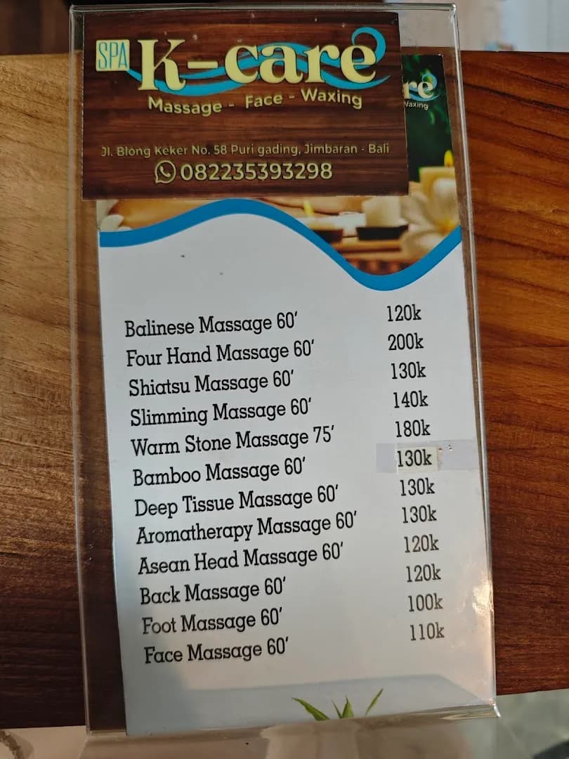 K-Care Spa Massage - Main Image