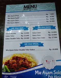 Mie Ayam Solo Pak Aknia 1