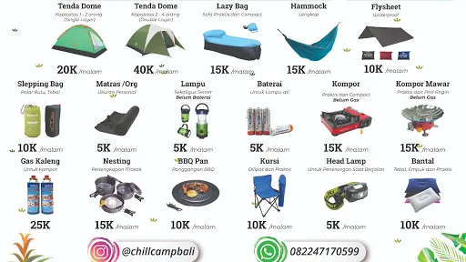 Chill Camp Bali Tamblingan-Tempat Sewa Peralatan Camping 4