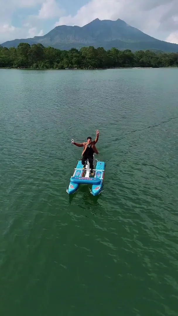 BATUR AQUA RIDE || BATUR WATER BIKE CYCLING 1
