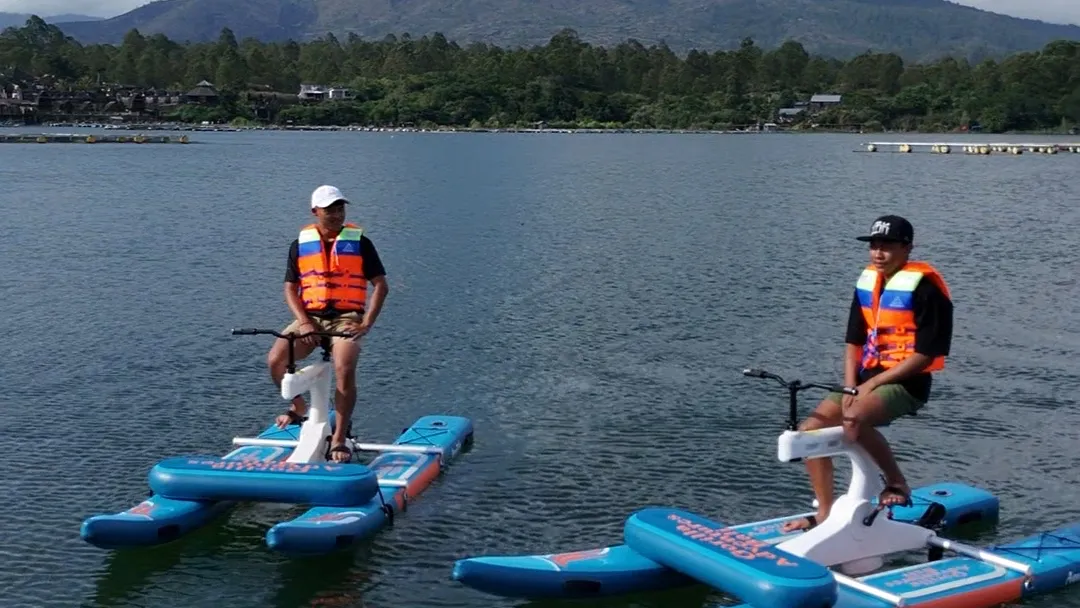 BATUR AQUA RIDE || BATUR WATER BIKE CYCLING 3