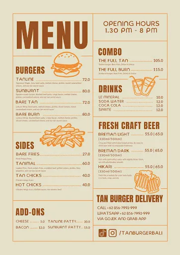 tan burger 3