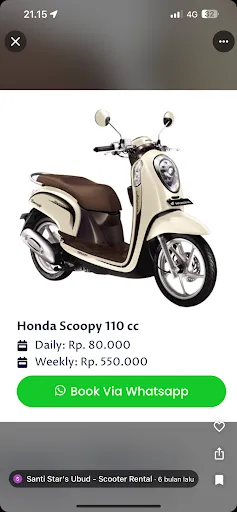 Santi Star's Scooter Rental 1