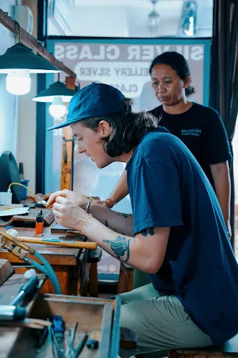Alam Ubud Jewelry Workshop - Best Ubud Silver Class - Silver Jewelry Making 1