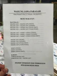 Warung Jawa Parasari Balung Kuah Pedas 2