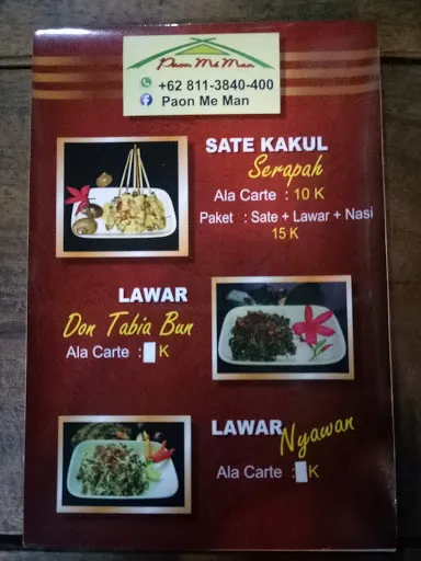 Sate KAKUL Paon Me Man 3