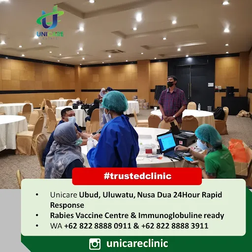 IV Drip Unicare Clinic Nusa Dua Siligita | 24 Hours Doctor | Rabies Vaccine Bali | STD Test + Bali Belly | Dentist 2