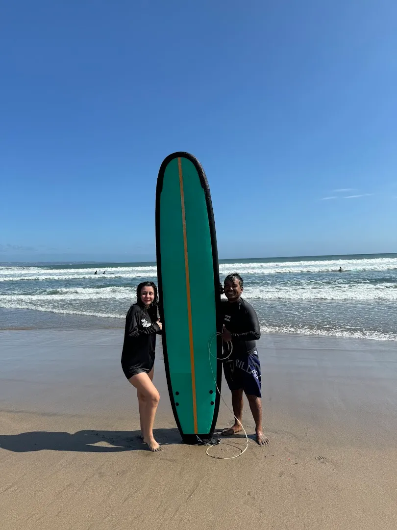 Ryan surf lesson and rent board