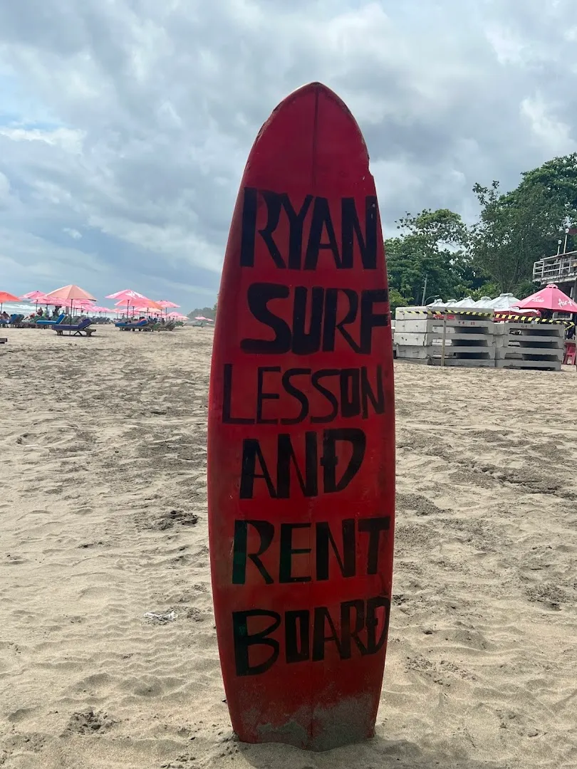Ryan surf lesson and rent board 1