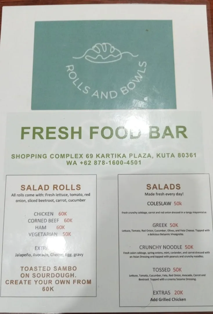 Rolls and Bowls 2