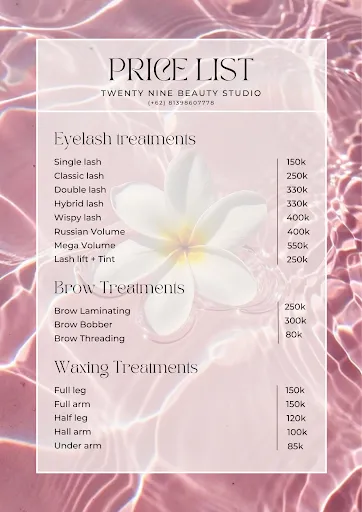 Twenty Nine Beauty Studio 2
