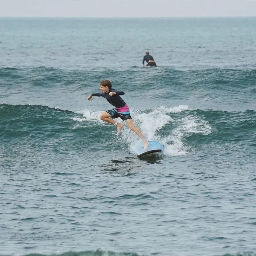 Surfing paradise bali